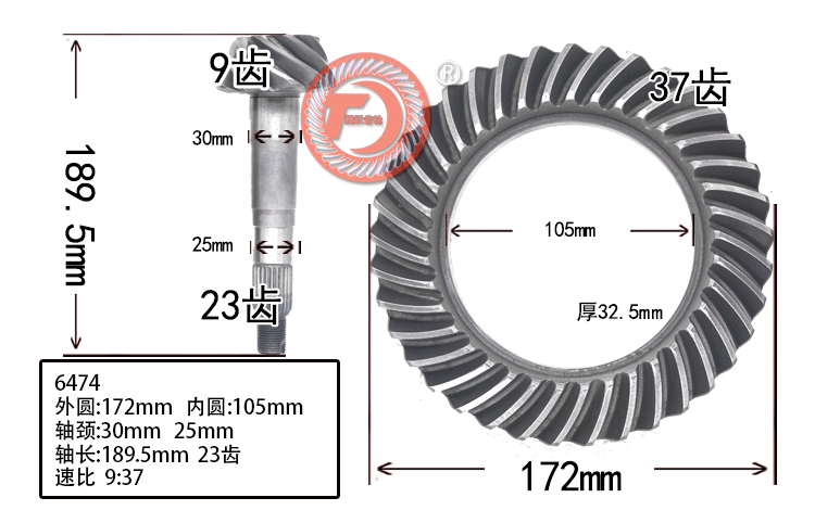 盆角齿